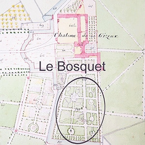 Plan du bosquet du chateau